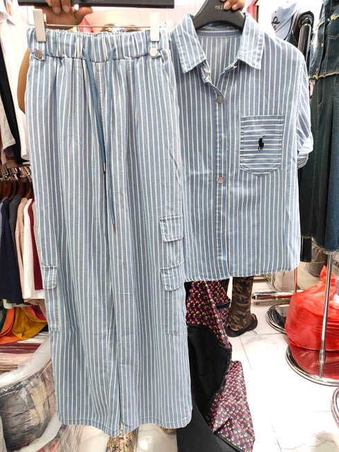 Women Casual Stripes Co-Ord Sets